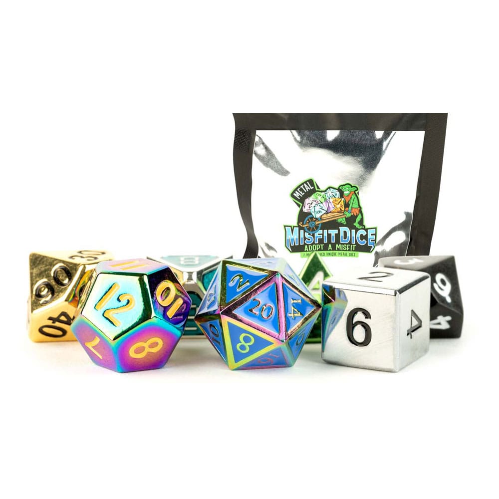 Misfit Dice Set Blind Bag Display Metal FanRoll
