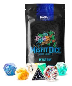 Misfit Dice Set Blind Bag Display Resin  FanRoll