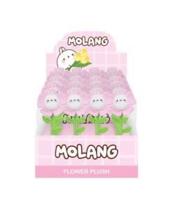 Molang Peluche Figures Cute Flower 33 Cm  Sakami Merchandise