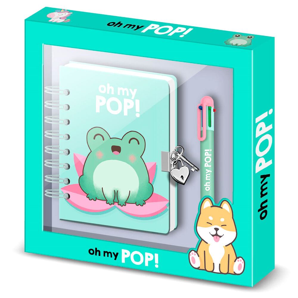 Oh My Pop! Froggy Diario + Pen Karactermania