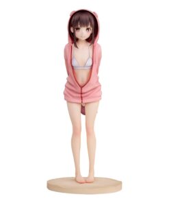 Original Character Pvc Statua Swimsuit Felpa Con Cappuccio Misaki Illustration By Jonsun 26 Cm Union Creative