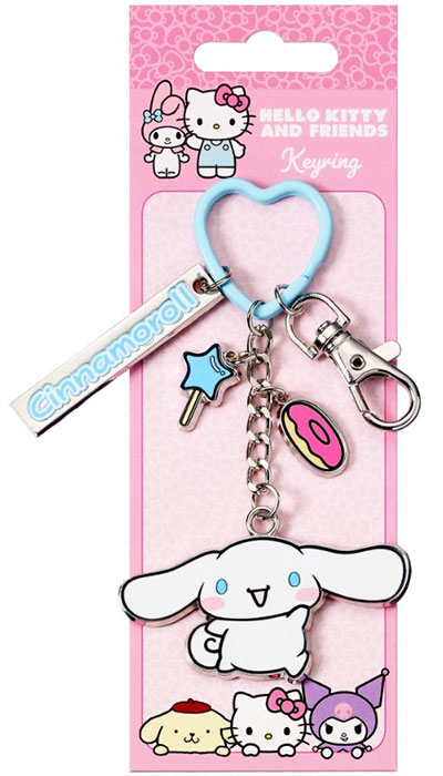 Portachiavi Hello Kitty Cinnamoroll Con Ciondolos Hello Kitty - Gadget