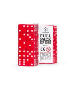 Q Workshop Dice Set Full Pack D6 Red (20) Q Workshop