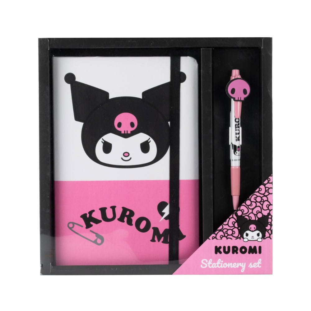 Sanrio Agenda Con Pen Regalo Set Kuromi Konix