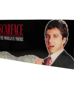 Sciarpaace Poster Di Vetro The World Is Yours (black Background) 60 X 30 Cm Sd Toys