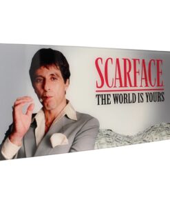 Sciarpaace Poster Di Vetro The World Is Yours (grey Background) 60 X 30 Cm Sd Toys