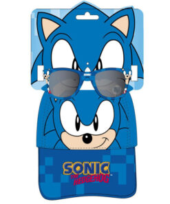 Sonic The Hedgehog Set Cap + Occhiali Da Sole Cerdà