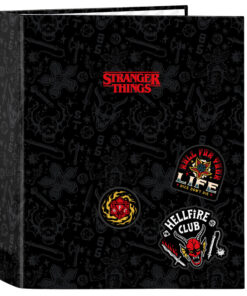 Stranger Things 4-ring binder Safta