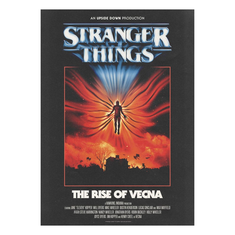 Stranger Things Art Print The Rise Of Vecna Edizione Limitata 42 X 30 Cm Fanattik