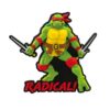 Tartarughe Ninja Soft Touch Magnet Raphael Con Figura Int.