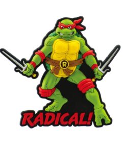 Tartarughe Ninja Soft Touch Magnet Raphael Con Figura Int.
