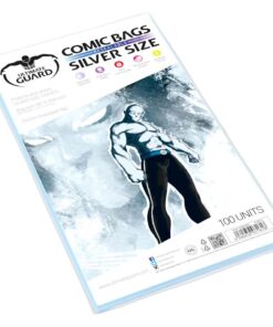 Ultimate Guard Comic Bags Resealable Silver Size (100) Ultimate Guard