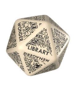 Viridian Jumbo Dice Dungeon Room Generator D20 Beige Q Workshop