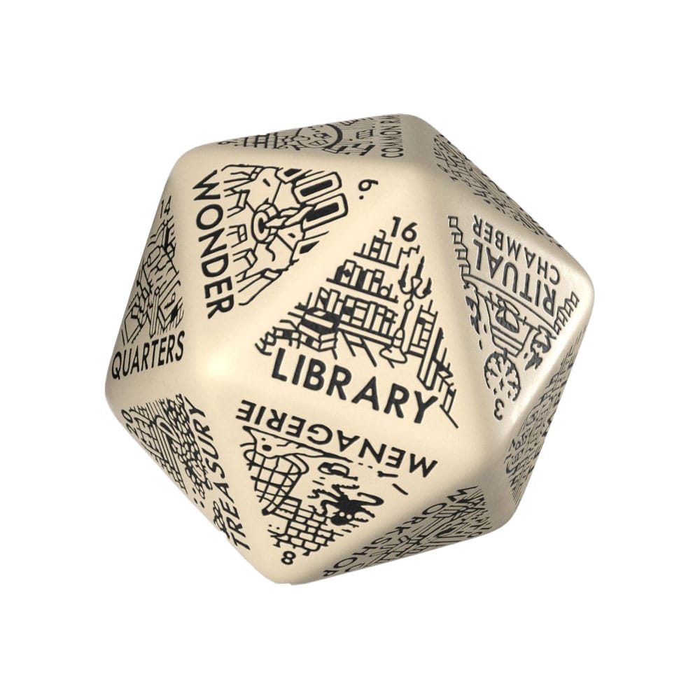 Viridian Jumbo Dice Dungeon Room Generator D20 Beige Q Workshop
