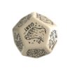 Viridian Jumbo Dice Monster Generator Die D12 Beige Q Workshop