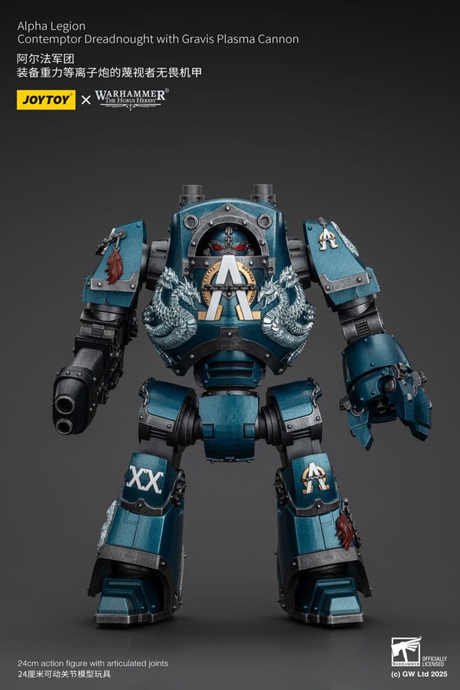 Warhammer The Horus Heresy Action Figura Alpha Legion Contemptor Dreadnought Con Gravis Plasma Cannon 25 Cm Joy Toy (cn)