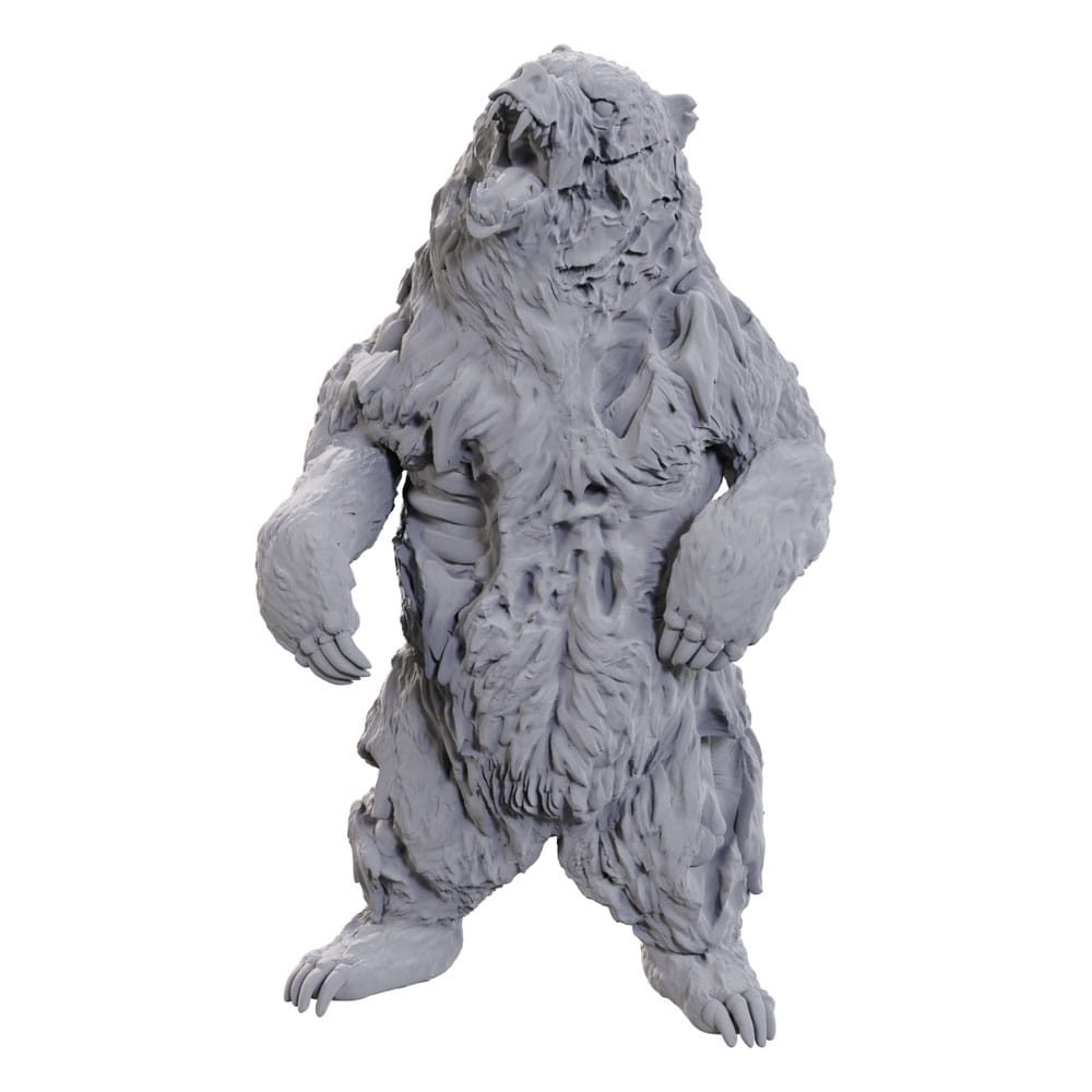 Wizbambino Deep Cuts Unpainted Miniature Zombie Grizzly Bear Wizbambino